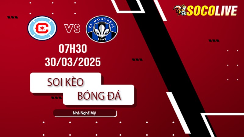 Soi kèo Chicago Fire vs CF Montreal